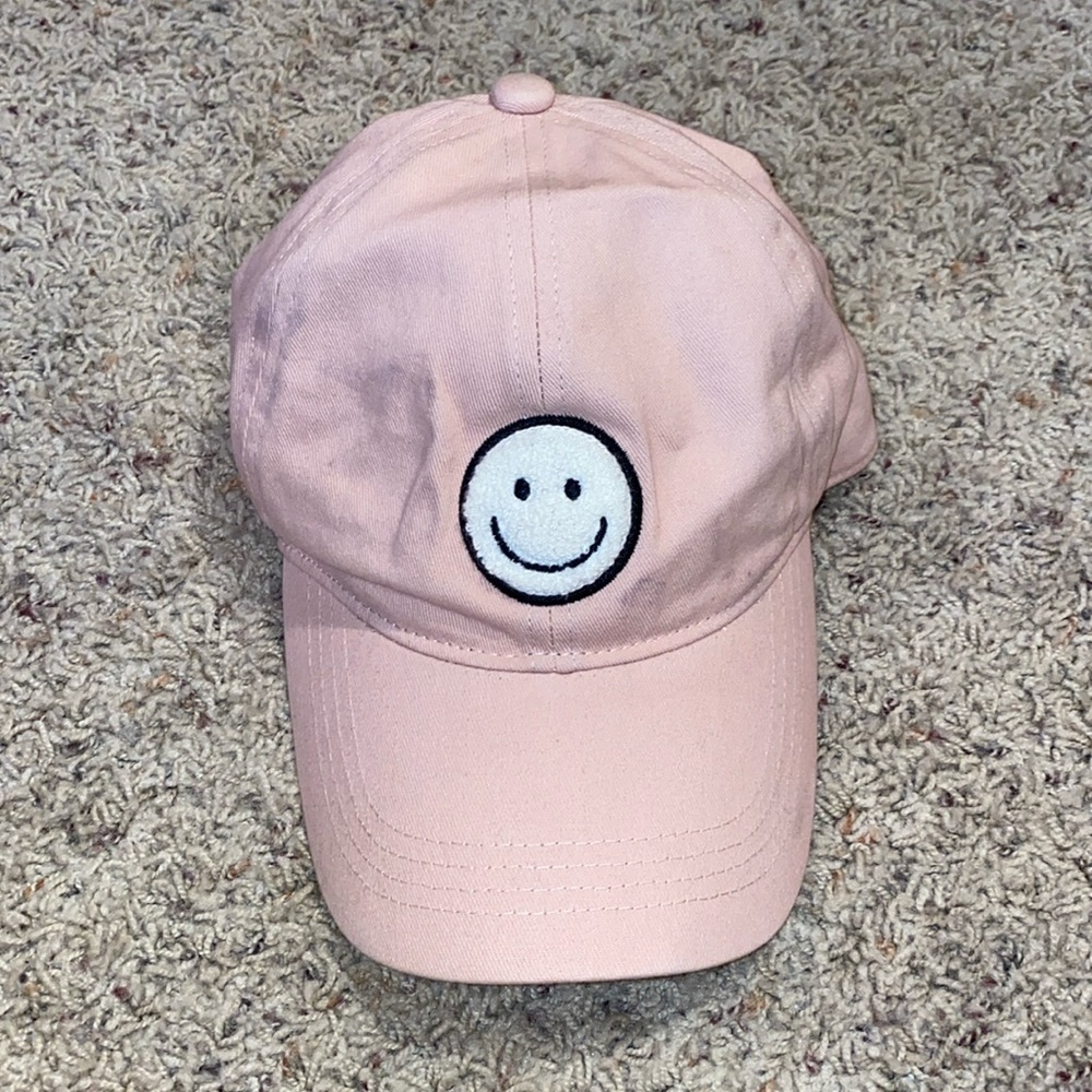 DAVID and YOUNG Pink Smile Adjustable Hat